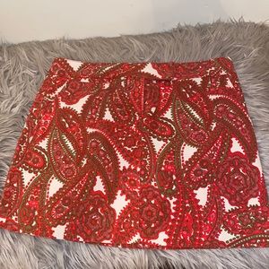 J Crew- paisley skirt preloved